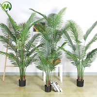 Arbre Bonsaï en plastique durable pour intérieur, palmier Areca artificiel imperméable, décoration d'intérieur, plantes artificielles imperméables, verdure