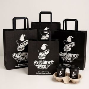 Bolsas de Papel Kraft para Café con Asas, Bolsas de Café Marrones de 12 oz para Café Tostado Fresco, Precio al por Mayor - Product Image 1