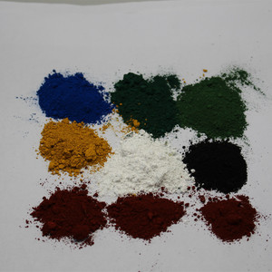Chất Lượng Cao Sắc Tố Màu Sắc 110 Sắt Oxit Màu Đỏ Giá Màu Xanh/Vàng/Màu Xanh Lá Cây Sắt Oxit - Product Image 1