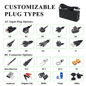 Chargeur de batterie au lithium Lifepo4 48 42 v 24v 6a 42v 5a 2 Amp <span class=keywords><strong>12v</strong></span> 24 v 10a 54v 3a 36 volts 5 broches 38v 8ah 51v De Au 22 30v <span class=keywords><strong>125</strong></span> w - Product Image 5