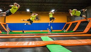 Terrain de jeu intérieur personnalisé et <span class=keywords><strong>Trampoline</strong></span> élastique à prix d'usine Super bon marché - Product Image 6