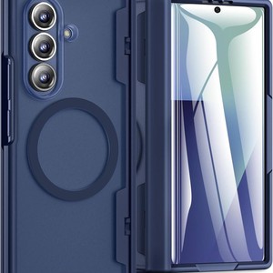 Magnetic 2 In 1 Skin Feel Phone Case For Samsung Z Fold6 Z Fold7 Shockproof <b>Folding</b> <b>Screen</b> Protective Shell Cover - Product Image 1