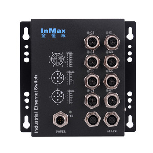 InMax Manufacturer M12 <strong>Switch</strong> EN50155 M12 X-coded 48V Managed 1000M <strong>8</strong> <strong>Port</strong> M12 Railway Ethernet <strong>Network</strong> <strong>Switch</strong> - Product Image 1