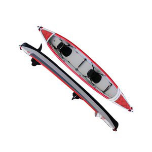 Kayak de Pesca Inflable Popular PF Wholesale Canoe KX05 para Venta con Carro de Remo - Product Image 6