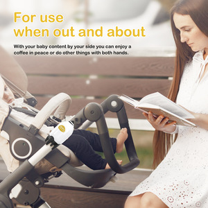 Baby Stroller <b>Rocker</b> White Portable Rocking Device For Any <b>Pram</b> 0-3 Years Old - Product Image 4