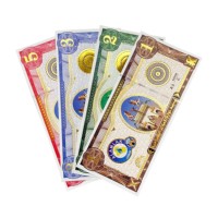Impression personnalisée de papier de sécurité anti-contrefaçon pour bons de réduction, bons cadeaux, billets commémoratifs et coupons pour entreprises