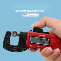 High Precision Electronic Digital Thickness Gauge 0-12.7mm for Measuring Wood and Leather Practical Tools