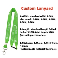 Lanière en polyester Norpie de haute qualité pour médailles, personnalisable avec logo imprimé par transfert thermique ou sublimation