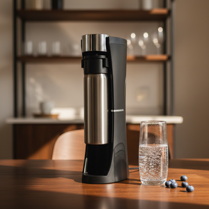 Máquina Portátil Doméstica para Hacer Bebidas Gaseosas y Vino Espumoso con Botella de Acero Inoxidable de 750 ml de Capacidad para Refrescarse - Product Image 4