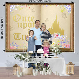 Telón de Fondo de Cuentos de Hadas, Telones de Fondo de Tiempo de Princesas, Castillo Antiguo, Boda Romántica, Cumpleaños, Libro Mágico, Accesorios para Decoración - Product Image 3