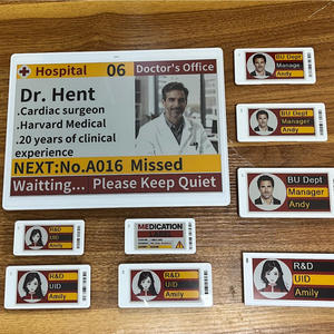 New Ble Api Nfc Epd E-Ink Display Electronic Shelf Label Digital Smart Office Signage Nameplates Reserve Conference Door <b>Signs</b> - Product Image 2