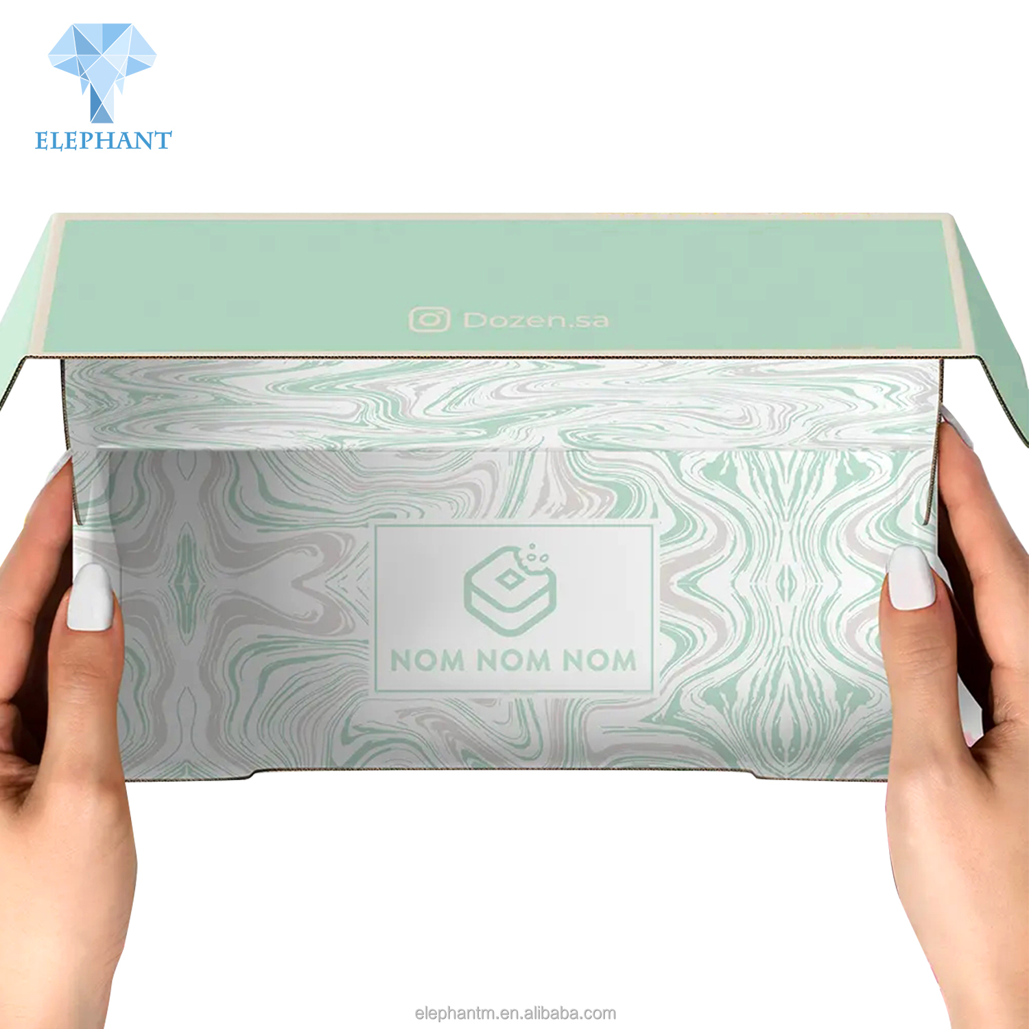 Custom Luxury Take Out Food Sushi Do<i></i>nut Pastry Cake coo<i></i>kie Packaging Boxes