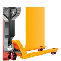 Nouveau chariot élévateur manuel 2/5 tonnes, transpalette manuel, largeur de fourche 685 mm, hauteur de fourche 80 mm, roues en caoutchouc/PU/nylon, tout-terrain