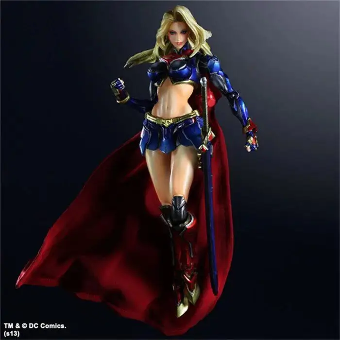 PA Arts 25cm Supergirl Super Hero Action Figure Toys