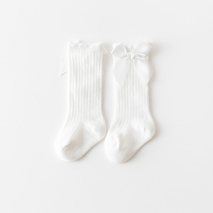 <span class=keywords><strong>Calcetines</strong></span> <span class=keywords><strong>Altos</strong></span> Elásticos con Lazos <span class=keywords><strong>para</strong></span> Niñas, Medias de Princesa hasta la Rodilla, <span class=keywords><strong>Calcetines</strong></span> de Algodón de Alta Calidad en Color Sólido - Product Image 5