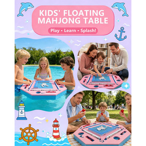 <span class=keywords><strong>Mesa</strong></span> de Mahjong Flotante Lista para Enviar, la Más Vendida, Tapete de Ajedrez para Piscina Impermeable de EVA, Venta Directa, Compatible con <span class=keywords><strong>Sam</strong></span>'s Club - Product Image 3