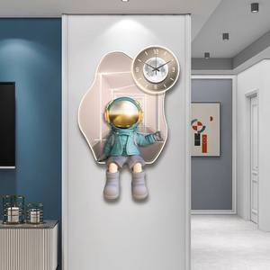 Orologio Murale Moderno Minimalista, Decorazione Creativa 3D Tridimensionale con Illuminazione LED - Product Image 5