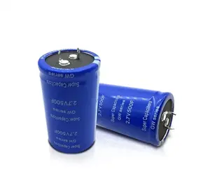 2.7V 500F Hoge Kwaliteit Supercapacitor Schroef Soort Super Condensator 2.7V 500F