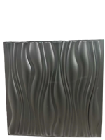 Panneau mural 3D moderne en PVC, design stéréo concave-convexe, imperméable, ignifuge, panneau décoratif pour les murs de la maison, des hôtels, des KTV et des bureaux