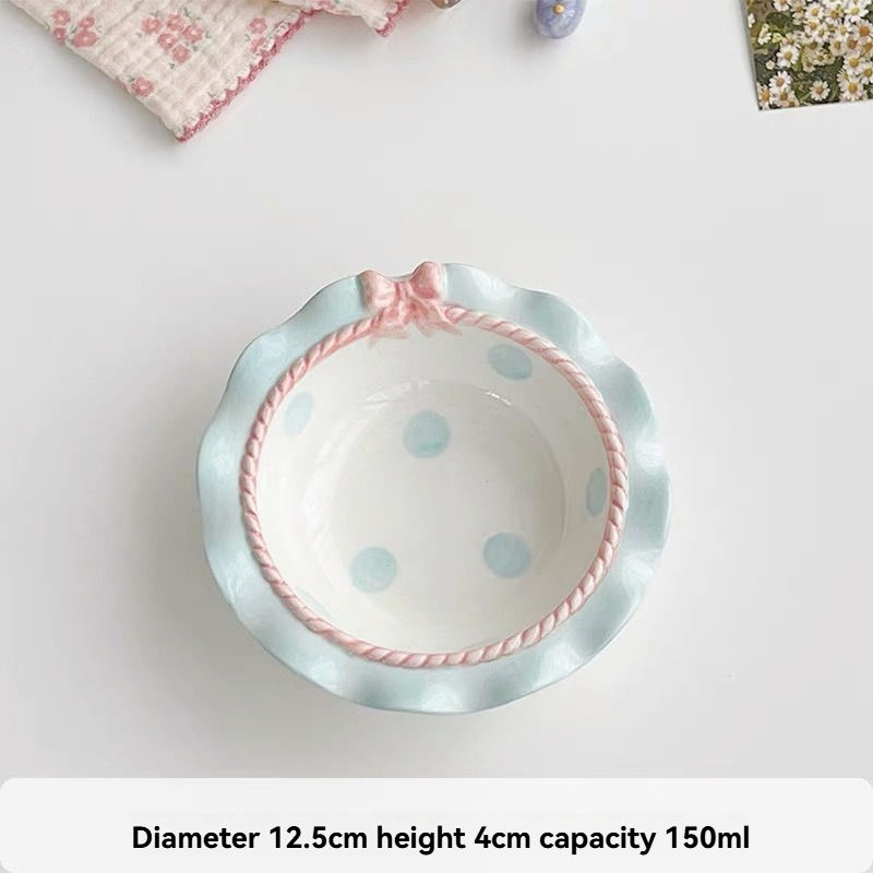 ชามสีฟ้า 5 นิ้ว