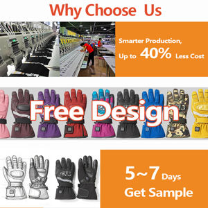Guantes Unisex al por Mayor de Fábrica, Guantes Calefactables USB Duraderos, Guantes de Esquí Calefactables Ligeros, Guantes Calefactables Modernos <span class=keywords><strong>para</strong></span> Exteriores - Product Image 5