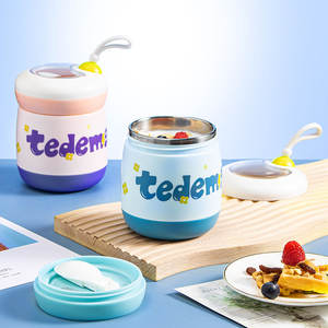 TedeMei-taza de sopa aislada para bebé, 301-500Ml, diseño de dibujos animados para niños, cuenco para almacenamiento de comidas, contenedor de alimentos portátil - Product Image 4