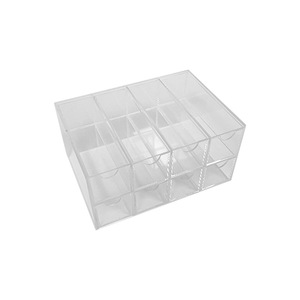 Yun Zhuo <b>Drawer</b> Style Acrylic <b>Storage</b> <b>Box</b> Multi Compartment Desktop Organizer For Stationery And Cosmetics Rectangle Minimalist - Product Image 2