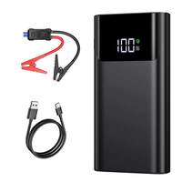 Démarreur de voiture portable avec pinces de sécurité intelligentes, courant de crête 1500A, chargeur de batterie de voiture 10000mAh pour véhicules essence et diesel 12V