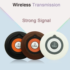 Enkelvoudige Knop Draadloos Oproepsysteem Voor Restaurants Ober Belapparaat Zoemer Lange Afstand Ontvangst Full Table Pager - Product Image 4