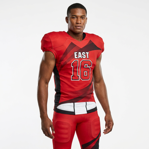 Uniforme de Fútbol Americano Personalizable de Alta Calidad Sublimado para Entrenamiento Profesional y Competencia, Mangas Cortas, Uso en Equipo - Product Image 3