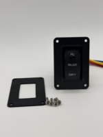 Interrupteur à polarité réversible DPDT 4P ON-OFF-ON 12V 20A, interrupteur de commande pour bateaux et yachts