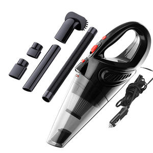 เครื่องดูดฝุ่นแบบมือถือไร้สายแบบชาร์จไฟได้ พลังดูดสูง แบบพกพาสำหรับใช้ในรถยนต์และบ้าน สีดำ พร้อมสายเคเบิล - Product Image 2
