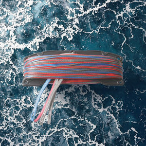 Ensemble de lignes de kitesurf en fibre UHMWPE de 25 m, <span class=keywords><strong>4</strong></span> lignes avec boucles aux extrémités, tissées, corde de kite de surf JL-CL09, ensemble de cordes à quatre <span class=keywords><strong>fils</strong></span> de 25 mètres - Product Image 3