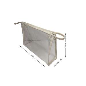 미니멀리스트 디자인의 투명 PVC 간단한 지퍼 필통 학교 사무실 사용을위한 방수 방습 문구 케이스 - Product Image 3