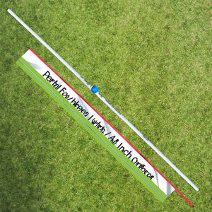 Tringle d'entraînement de golf pliable en EVA, 110 cm, pour droitier, modèle Senior Flex, conception robuste, emballage tubulaire, 3 sections - Product Image 2