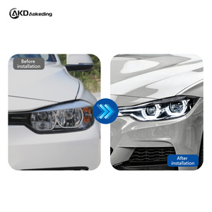 ไฟหน้า AKD Popular V2 สำหรับ BMW ซีรีส์ 3 F30 สีเหลืองขาว ไฟ LED สองสี ชุดอัพเกรดไฟหน้า ระบบไฟใหม่ - Product Image 2