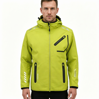 Premium veste moto softshell homme personnalisable col montant imperméable coupe vent respirant manteau décontracté extérieur