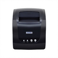 Impresora de Etiquetas Térmicas Xprinter 365B, Impresora de Recibos y Códigos de Barras, Compatible con 20-80mm, Impresión 2 en 1, Android, iOS, Windows, en Stock