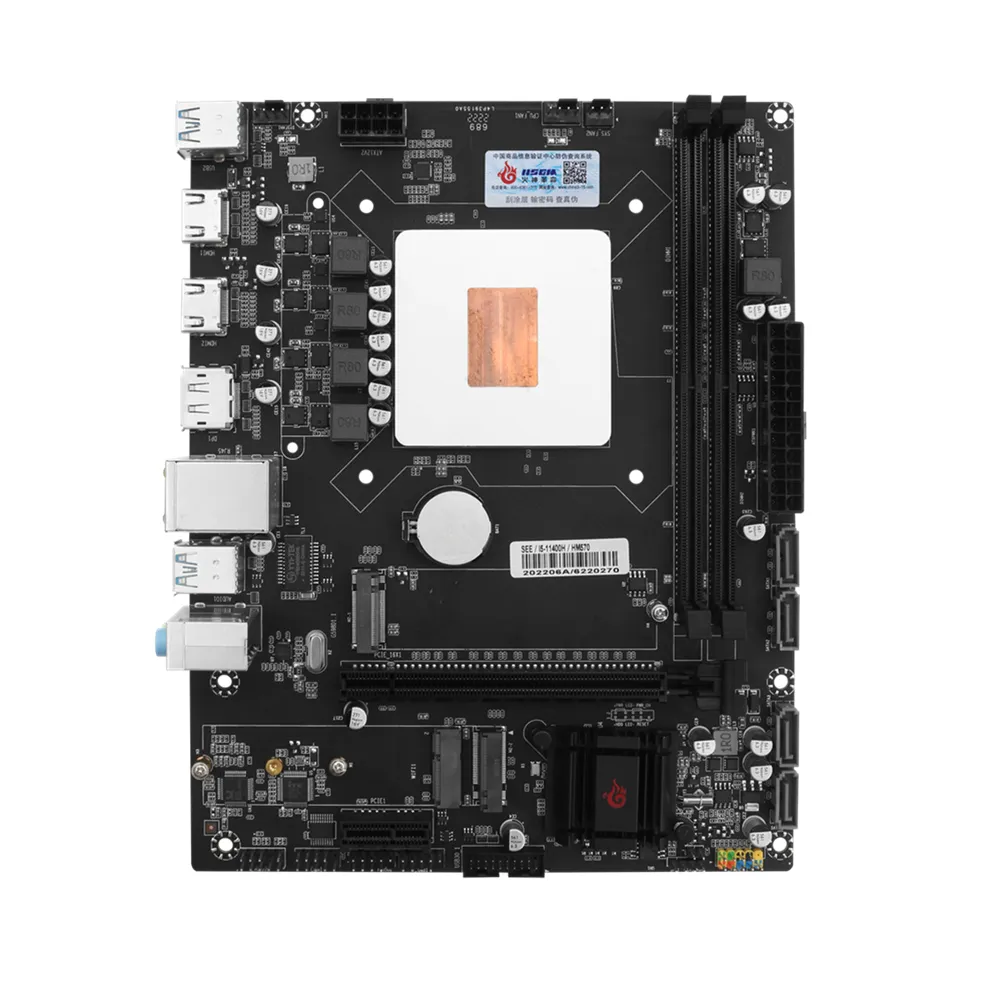 HSGM Motherboard I5-11400H chip motherboard DDR4 support dual channel 45W TDP computer motherboard