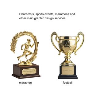 Trofeo de Metal Personalizado, Medallas de Copa y Placas de Fútbol, Medalla de Premio, Liga de Campeones, Balón de Baloncesto, Premios de Fútbol, Trofeos - Product Image 5