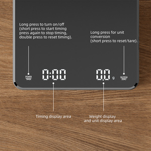 New hiển thị lớn bascula OEM cà phê điện tử Quy mô với chức năng hẹn giờ xách tay kỹ thuật số Espresso quy mô - Product Image 2