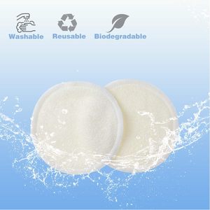 Rondes de coton réutilisables tampons de coton en bambou biologique lavables chiffons de nettoyage du <span class=keywords><strong>visage</strong></span> pour enlever la <span class=keywords><strong>lingette</strong></span> du <span class=keywords><strong>visage</strong></span> - Product Image 4