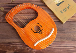 <span class=keywords><strong>Lyre</strong></span> harpe à 19 cordes, Instruments <span class=keywords><strong>de</strong></span> <span class=keywords><strong>musique</strong></span> <span class=keywords><strong>de</strong></span> haute qualité en acajou, nouvelle collection en chine - Product Image 2