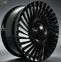 Jantes en alliage forgé multi-rayons noir brillant de 19, 20 et 21 pouces, jantes de luxe pour voitures, compatibles avec Chery Tiggo 8, Tiggo 9, Arrizo EV SUV