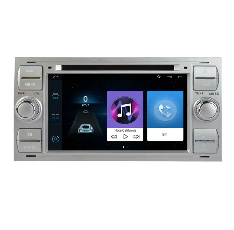 เครื่องเล่นวิทยุ Dvd แชสซียาวสำหรับรถยนต์,ระบบนำทาง Gps แอนดรอยด์สำหรับ Ford Focus 03-10 2 + 32G 7นิ้ว Android 11