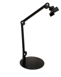 Support de téléphone portable pliable 360° °   Support universel rotatif antidérapant en métal flexible pour tous les téléphones, pour une utilisation sur le bureau/le lit - Product Image 4