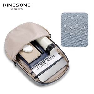 Kingsons Women's <b>Backpack</b> Lightweight Waterproof Laptop Bag <b>With</b> Interior <b>Compartment</b> For Everyday Use - Product Image 1