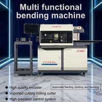 Machine de cintrage de lettres en aluminium et acier inoxydable CNC automatique de haute précision, contrôlée par PLC, économique, pour enseignes LED néon