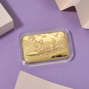 アンティーク調 10mg 金箔 クリエイティブメタルコレクション クラフトプリント コレクターズアイテム 記念品 ギフト - Product Image 2