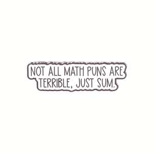 Broche de Metal Chapado en Oro con Diseño de Letras de Aleación, Serie Nueva y Elegante, Venta al por Mayor, Broche con Forma de <span class=keywords><strong>Pi</strong></span> Matemática Europeo Americano - Product Image 6